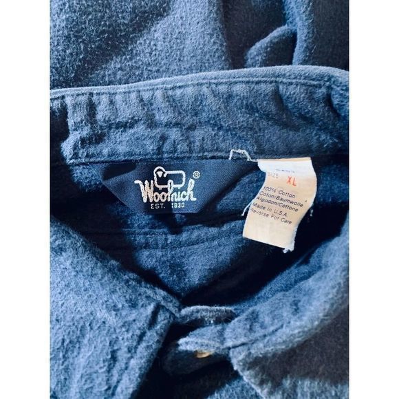 WoolRich Mens Textured Button Up Long Sleeve XL - Picture 4 of 6